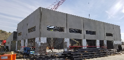 Concrete tilt-up building